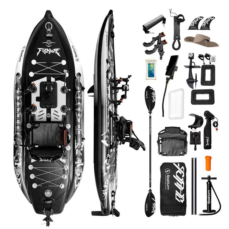 Fishing Kayak Pedal Drive - Spatium Anti-zeewatercorrosie Drop Stitch Opblaasbare Viskajaks