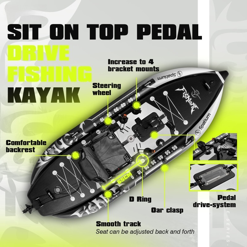 Spatium Anti-zeewatercorrosie  - Fishing Kayak Pedal Drive recensie en prijs