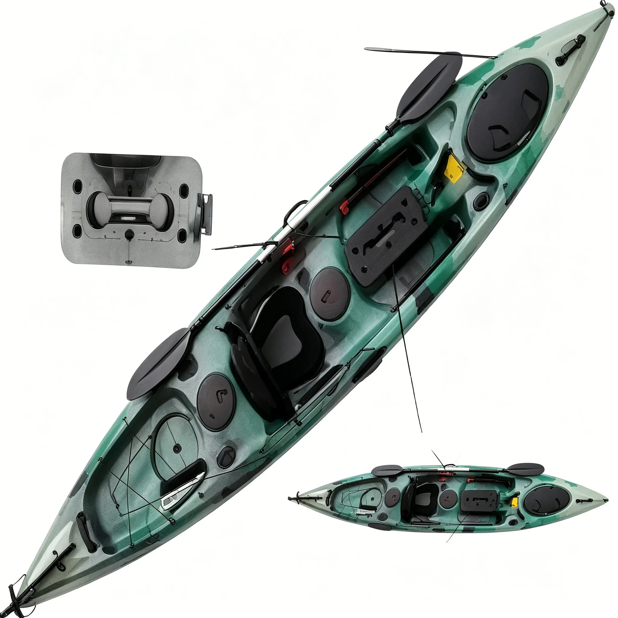 Duurzame polyethyleen kajak vo - Fishing Kayak Rod Holder recensie en prijs